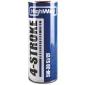 Масло 4х тактное полусинтетика HighWay SAE 5W30  1 л (зимнее)